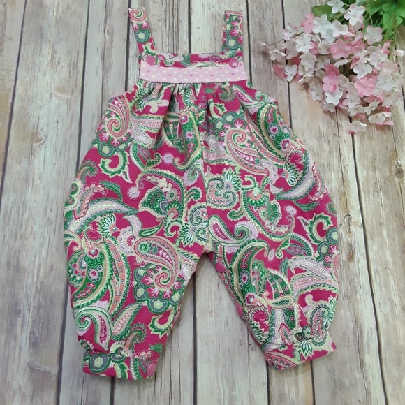Pixie Dust Designs Other - Pixie Dust Design handmade Romper sz. 0/3 months